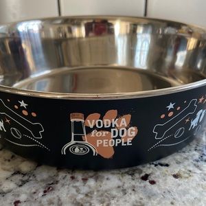 Tito’s Vodka dog bowl